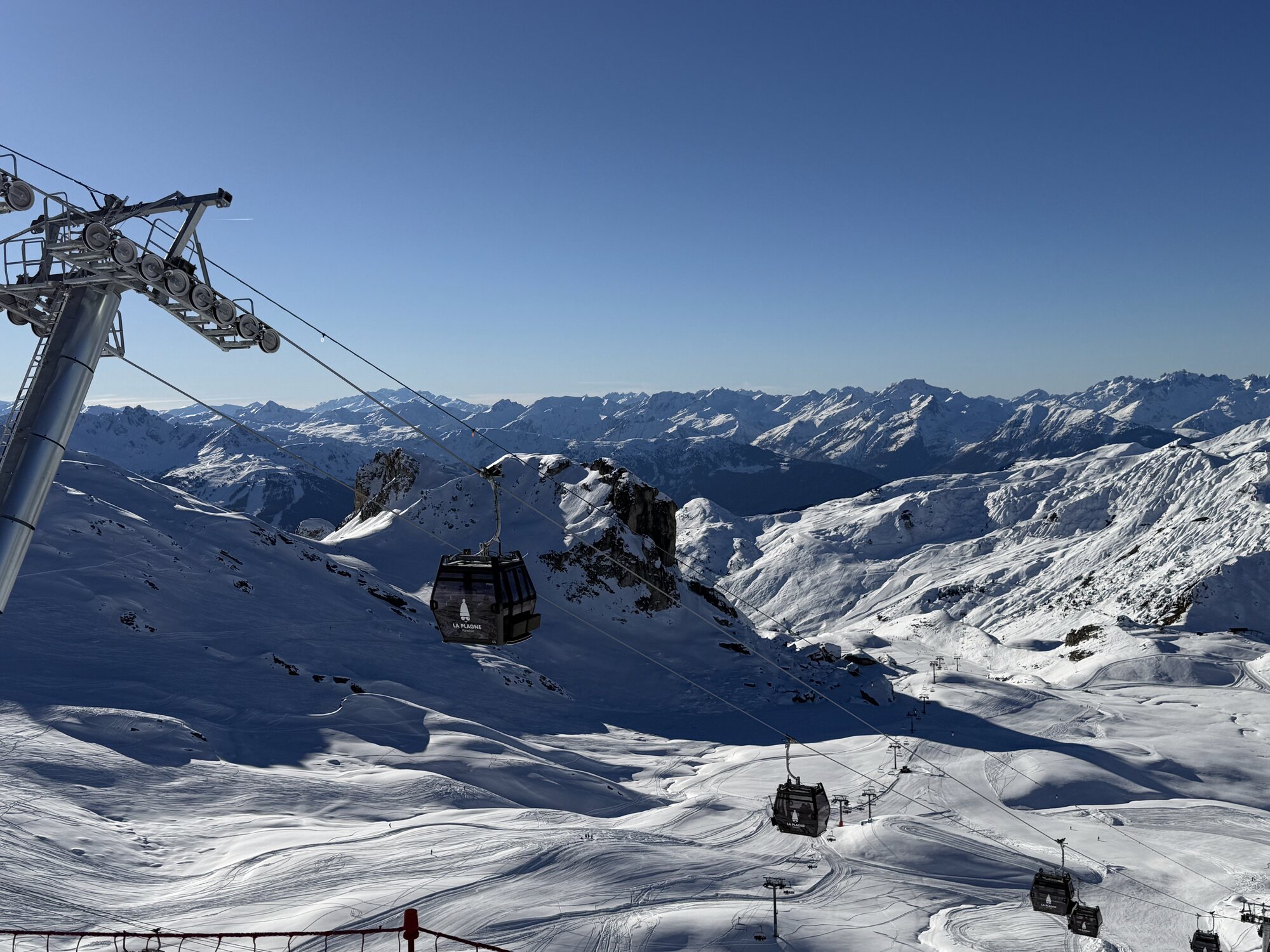 Remontées mécaniques à La Plagne
