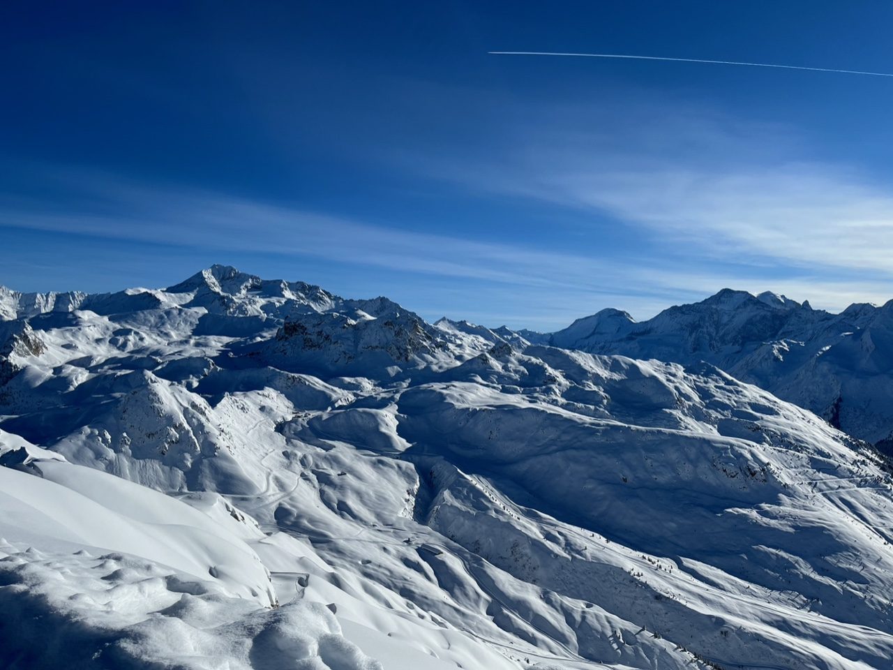 Vue de la station de Belle Plagne