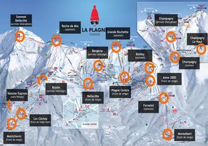 Webcams La Plagne